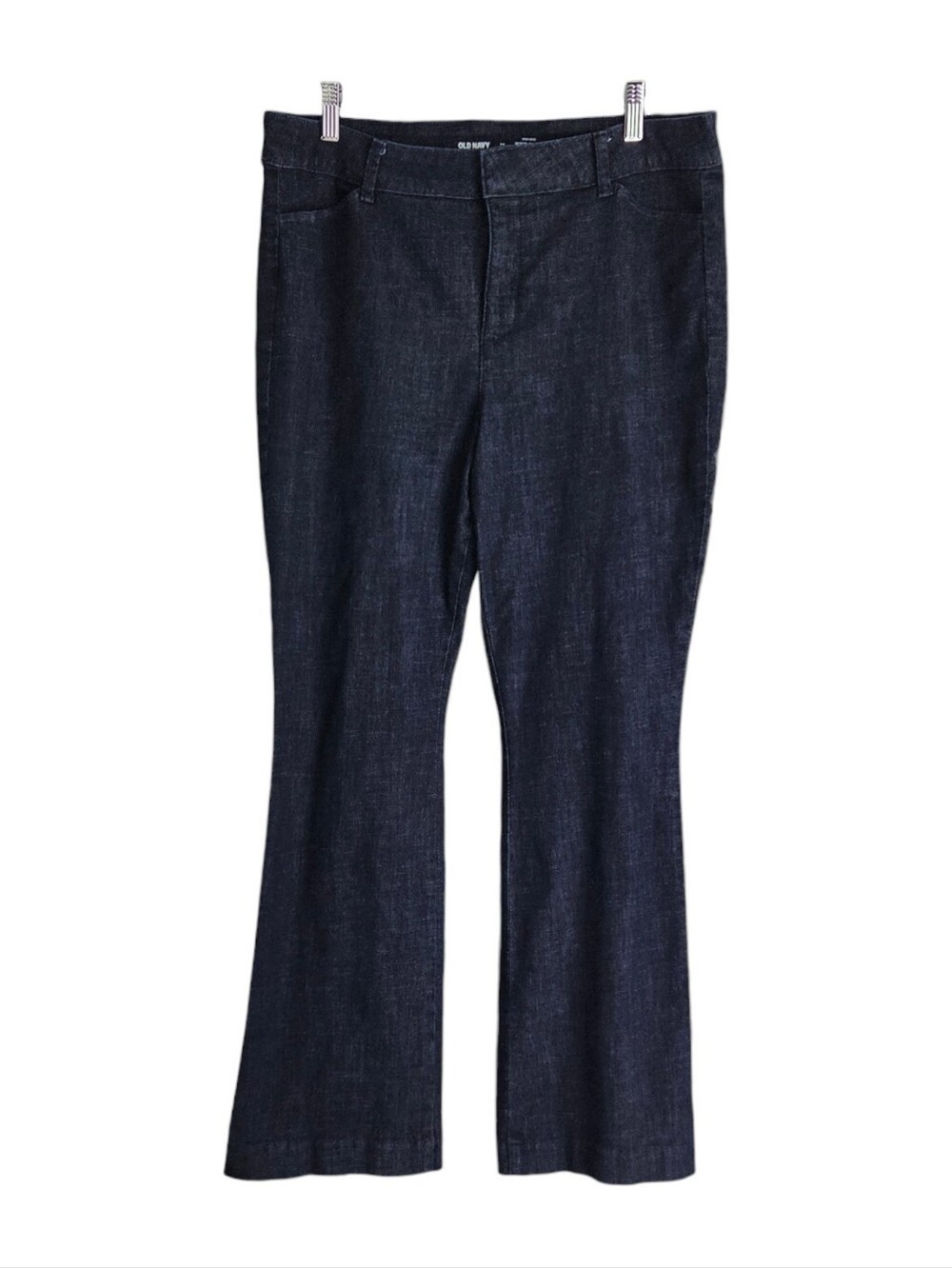 Old Navy High Rise Pixie Flare Jeans Women's Size 14 Blue